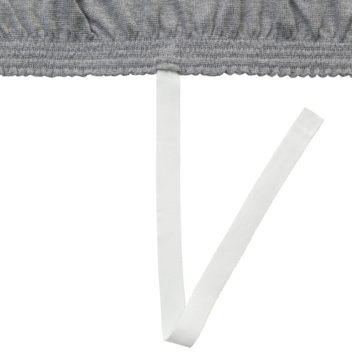 STRECH ARMSOFA COVER MOTTLE GY 3P