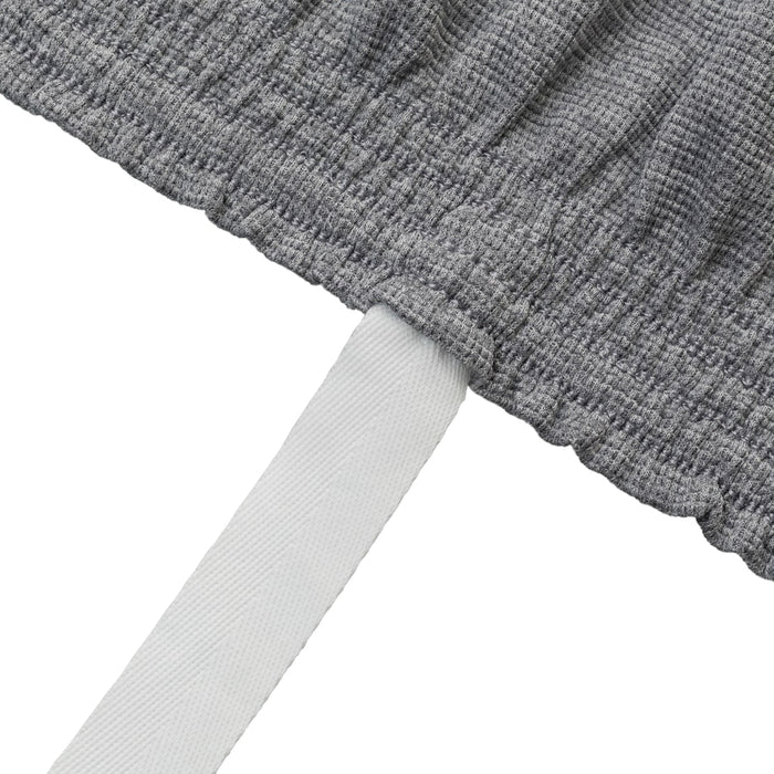 STRECH ARMSOFA COVER MOTTLE GY 3P