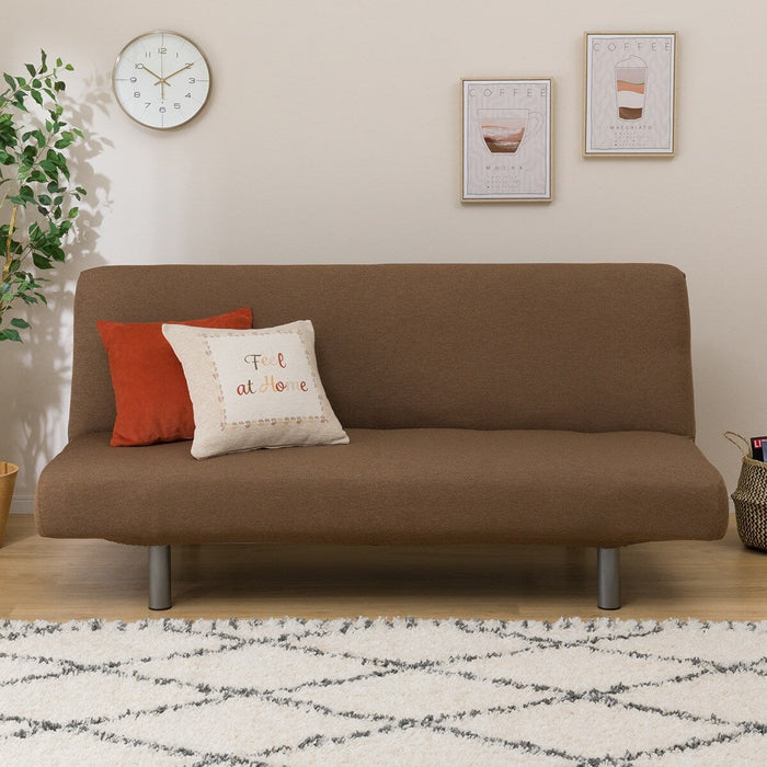 STRECH SOFABED COVER MOTTLE BR