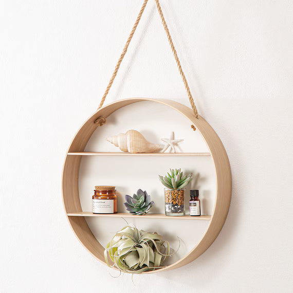 ROUND WALL SHELF 2S HU717
