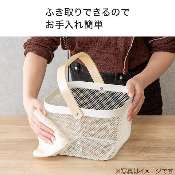 BASKET ET02 SQUARE WH