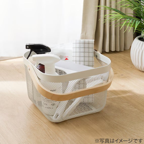 BASKET ET02 SQUARE WH
