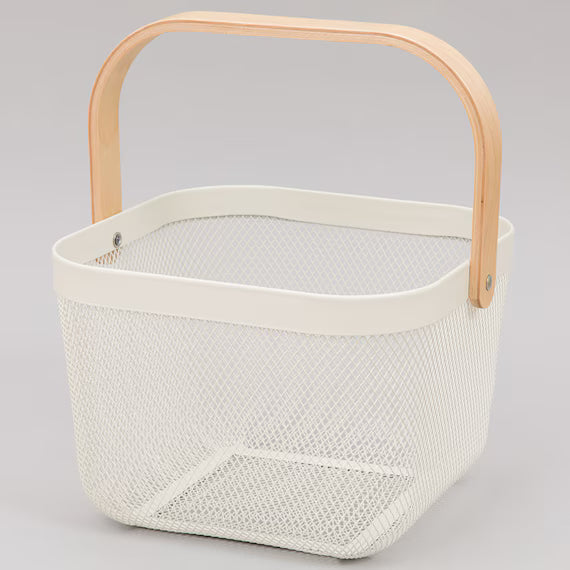 BASKET ET02 SQUARE WH