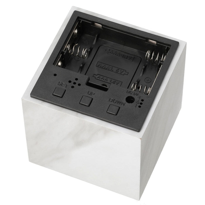 S714RS-C USB LED CLOCK WH