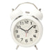 3 INCHES TABLE TWIN BELL ALARM CLOCK 03BC - PALTY BELL R-WH