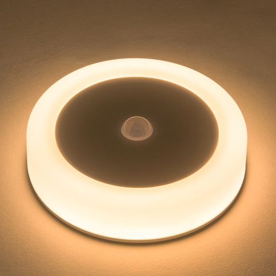 RECHARGEABLE SENSOR LIGHT CIRCLE WH