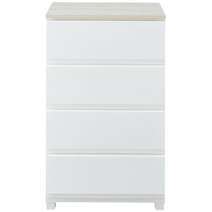 WOOD GRAIN CHEST CV2 WITH SIDE WALL 4D WH
