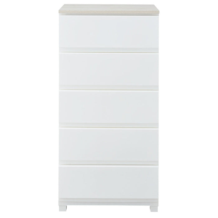 WOOD GRAIN CHEST CV2 WITH SIDE WALL 5D WH