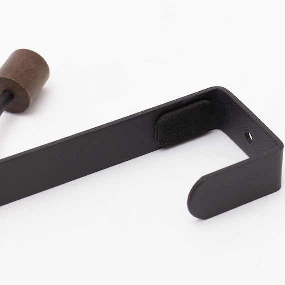DOOR HANGING HOOK TOVER SINGLE 2P BK