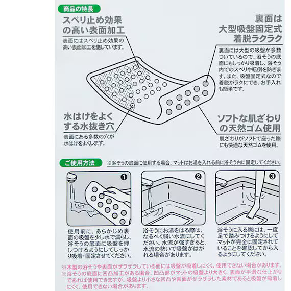 NON SLIP BATHTUB MAT