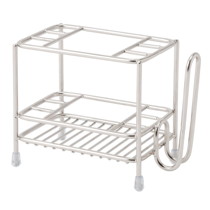 STAINLESS WIRE TOOTHBRUSH HOLDER SQUARE