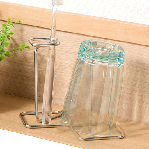 STAINLESS WIRE TOOTHBRUSH HOLDER DOUBLE