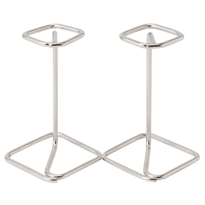 STAINLESS WIRE TOOTH BRUSH HOLDER DOUBLE