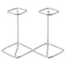 STAINLESS WIRE TOOTH BRUSH HOLDER DOUBLE