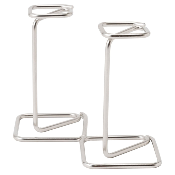 STAINLESS WIRE TOOTH BRUSH HOLDER DOUBLE