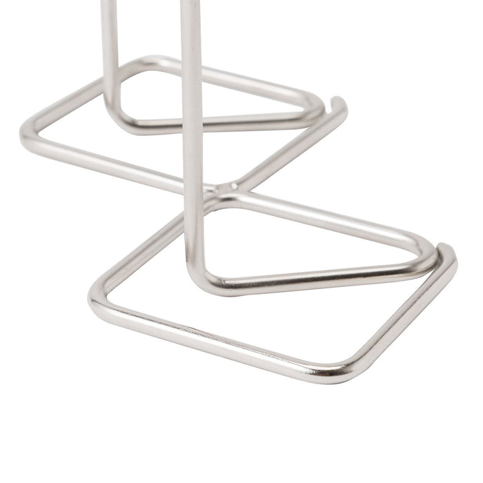 STAINLESS WIRE TOOTH BRUSH HOLDER DOUBLE