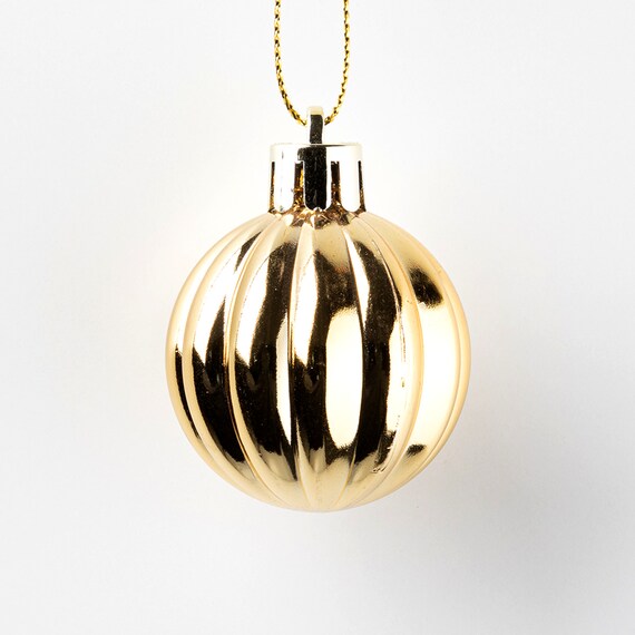 CHRISTMAS S/20 BALL GOLD NTR21015 n2KR