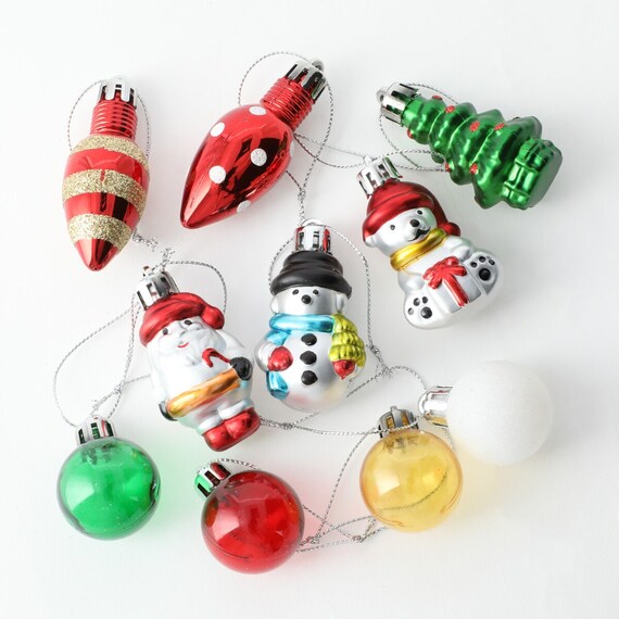 CHRISTMAS S/10 MINI ORNAMENTS YF-20-JP004 n2AS