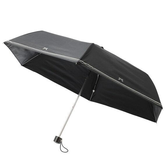 RAINY AND SUNNY FOLDABLE UMBRELLA 50CM RIBBON BK