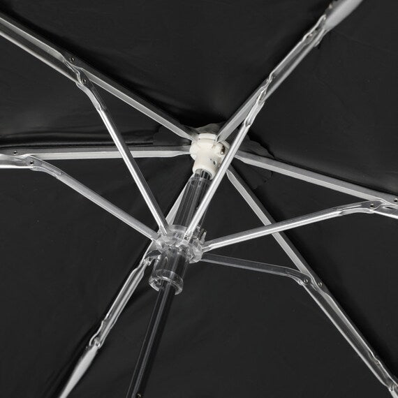 RAINY AND SUNNY FOLDABLE UMBRELLA 50CM RIBBON BK