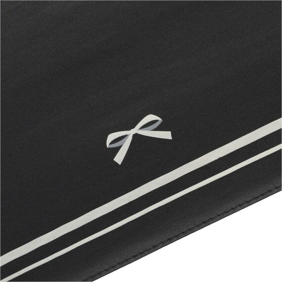 RAINY AND SUNNY FOLDABLE UMBRELLA 50CM RIBBON BK