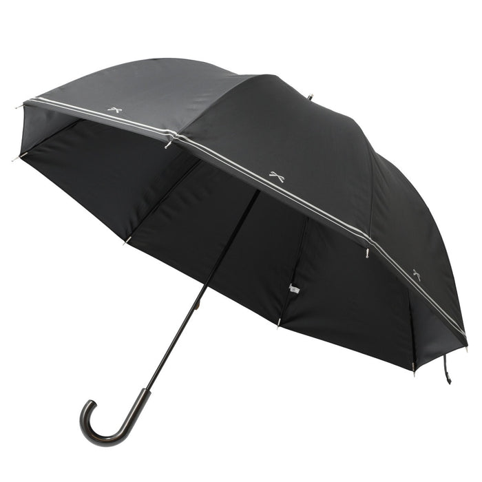 55CM RAINY AND SUNNY JUMP UMBRELLA RIBBON BL