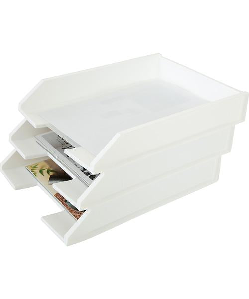 A4 STACKING TRAY WH