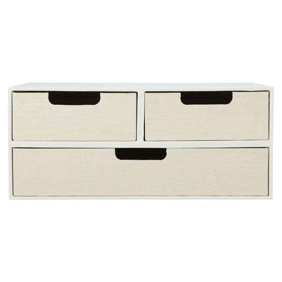 DRAWERS BRETTA A4 2D WH