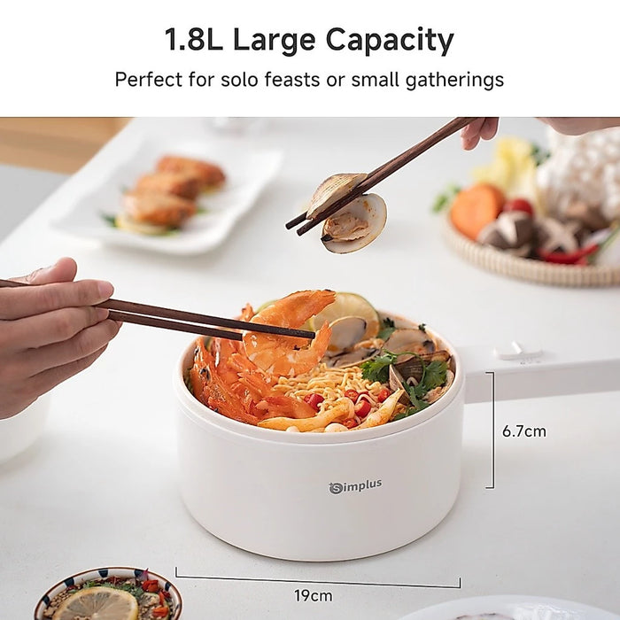 ELECTRIC COOKING POT 002-W/STEAM 1.5L WH-EU