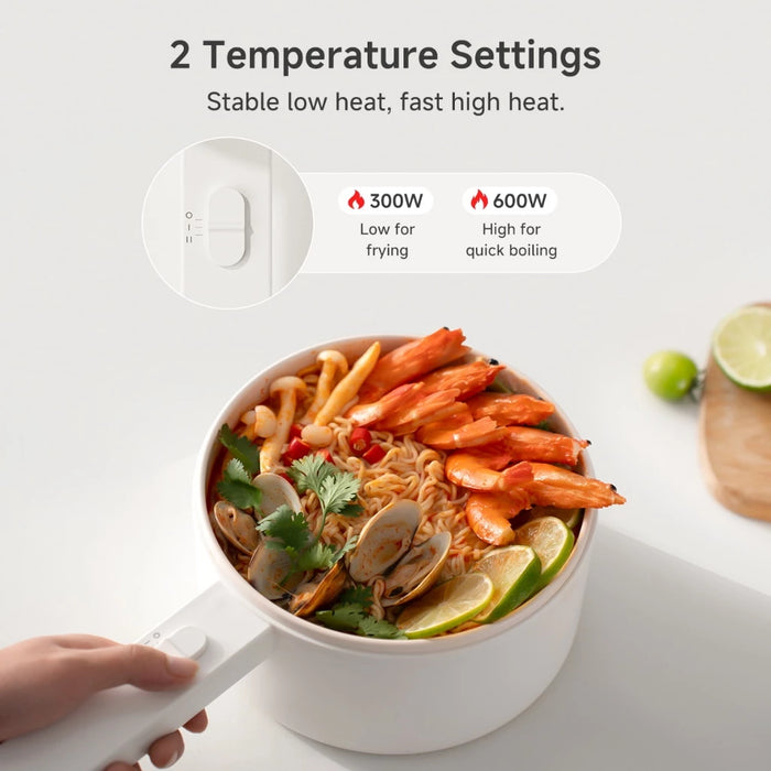 ELECTRIC COOKING POT 002-W/STEAM 1.5L WH-EU