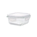 HEAT RESISTANT GLASS STORAGE CONTAINER 300ML SQUARE