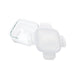 HEAT RESISTANT GLASS STORAGE CONTAINER 300ML SQUARE