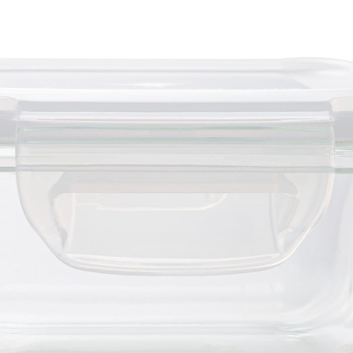 HEAT RESISTANT GLASS STORAGE CONTAINER 300ML SQUARE