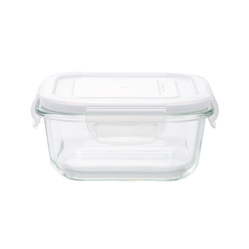 HEAT RESISTANT GLASS STORAGE CONTAINER 510ML SQUARE