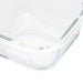 HEAT RESISTANT GLASS STORAGE CONTAINER 510ML SQUARE