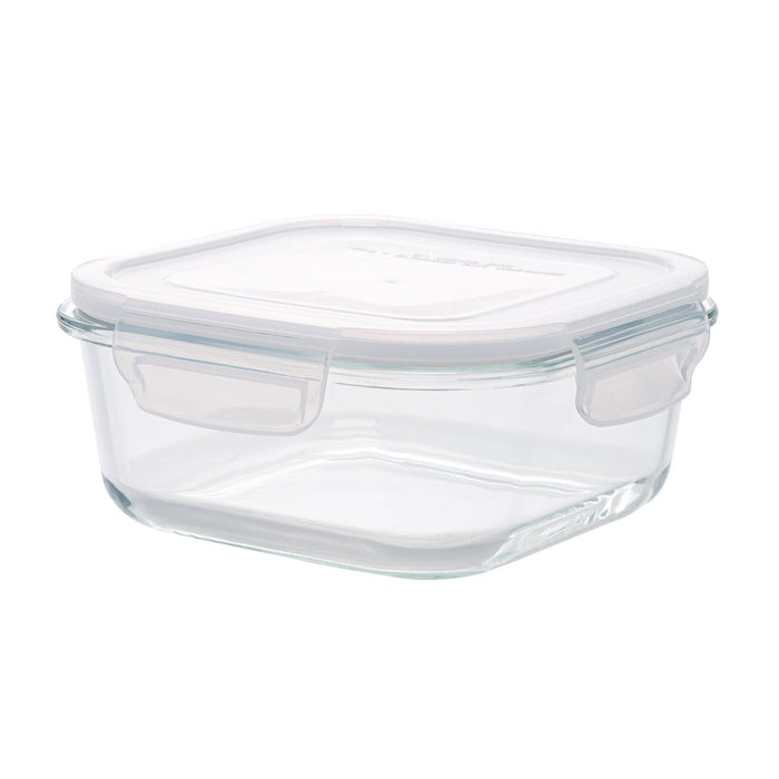 HEAT RESISTANT GLASS STORAGE CONTAINER 780ML SQUARE