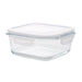 HEAT RESISTANT GLASS STORAGE CONTAINER 780ML SQUARE