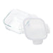 HEAT RESISTANT GLASS STORAGE CONTAINER 780ML SQUARE