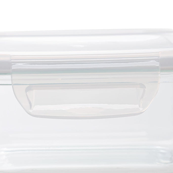 HEAT RESISTANT GLASS STORAGE CONTAINER 780ML SQUARE