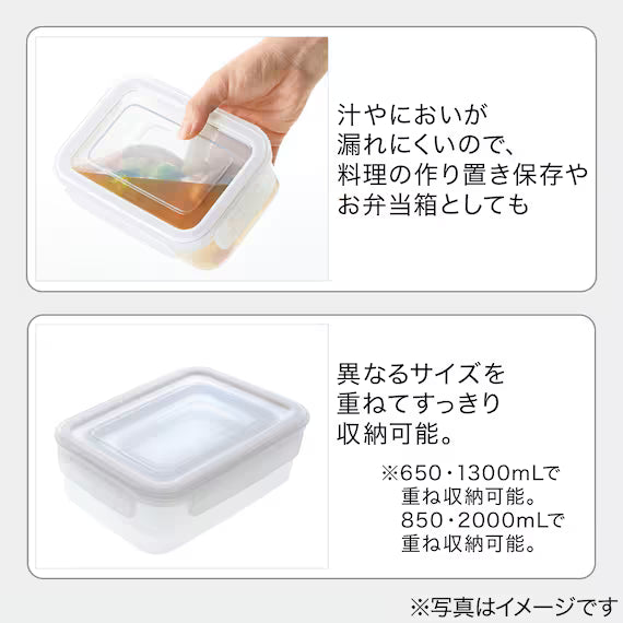 HỘP NHỰA ĐỰNG THỰC PHẨM DỄ RỬA 650ML