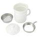 OIL POT WITH STRAINER 1.1L WH