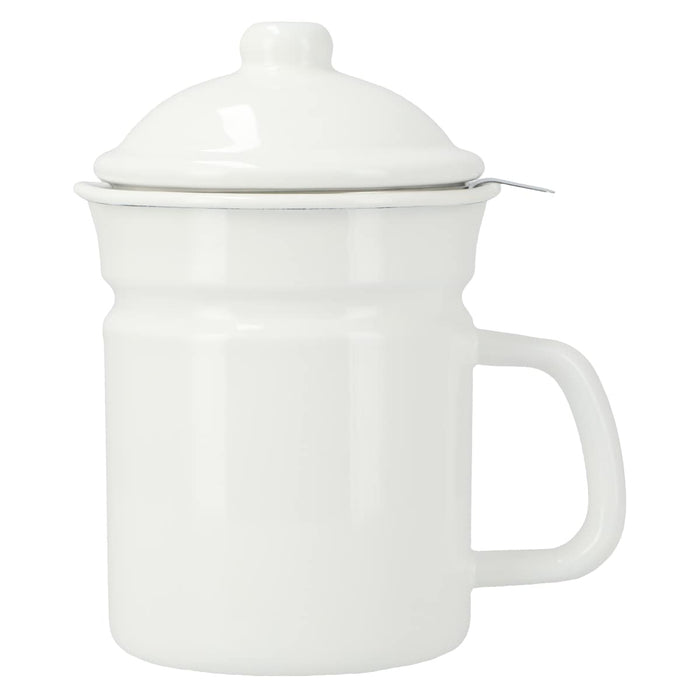 OIL POT WITH STRAINER 1.1L WH