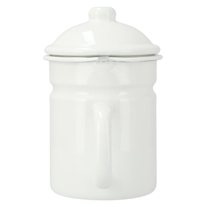 OIL POT WITH STRAINER 1.1L WH