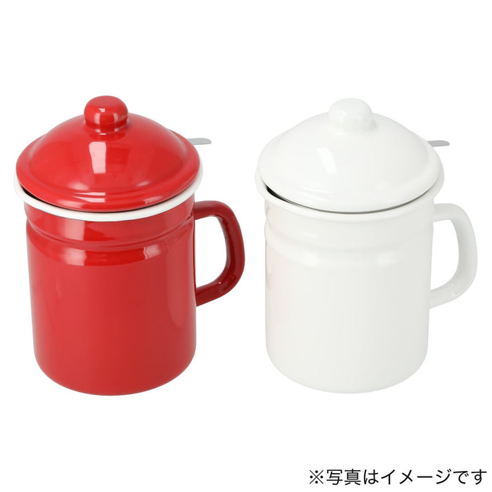 OIL POT WITH STRAINER 1.1L WH
