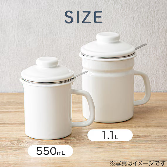 BÌNH ĐỰNG DẦU TRÁNG MEN 1.1L