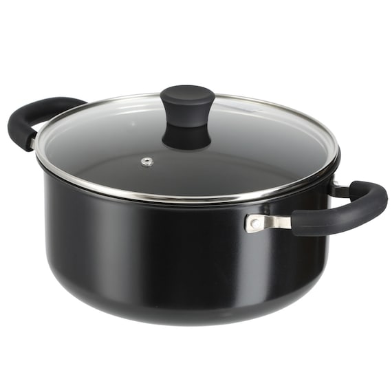 24cm Grey Aluminium Non-Stick Casserole Pot main image 0