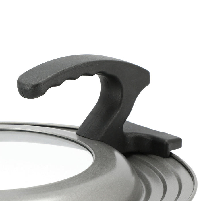 STANDABLE STEEL FRY PAN COVER 22-26CM