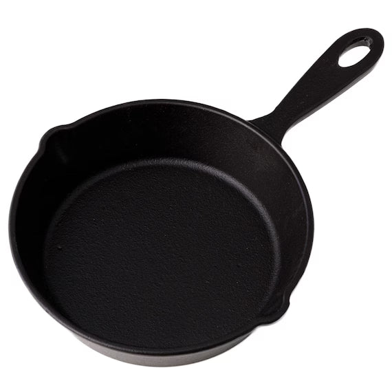 IH/GAS CAST-IRON DEEP SKILLET 15CM