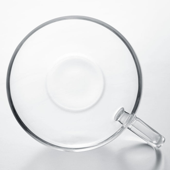 HEAT-RESISTANT GLASS CUP&SAUCER 300ML MC-03