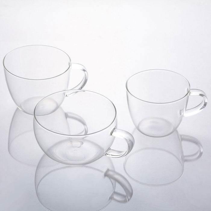 HEAT-RESISTANT GLASS MUGCUP 300ML DG806-1